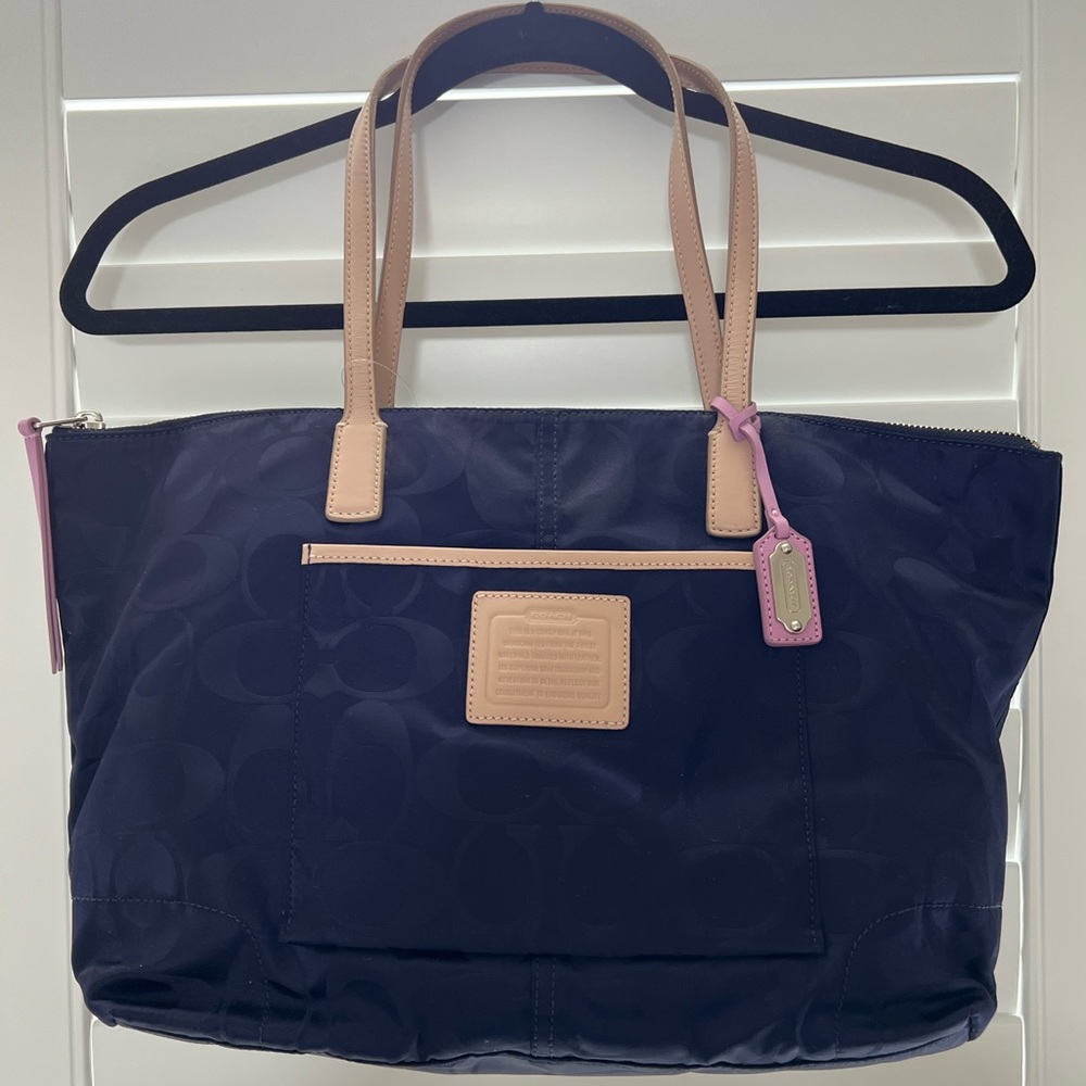 COACH Zip Top Tote